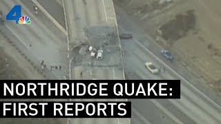 First Reports of the Northridge Earthquake  From the Archives  NBCLA [upl. by Erek]