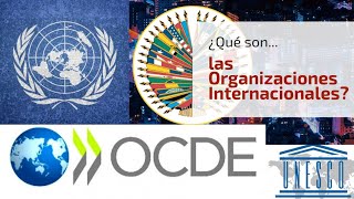 ¿Qué son las organizaciones internacionales [upl. by Eikram303]