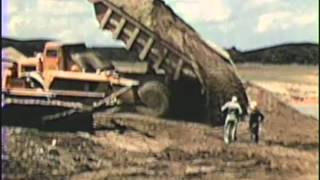 Construction of Gavins Point Dam [upl. by Aihsekram]