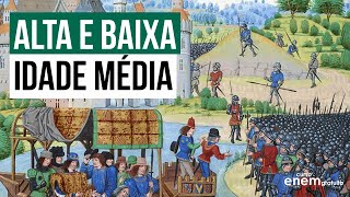 ALTA E BAIXA IDADE MÉDIA clero feudalismo e cruzadas  RESUMO DE HISTÓRIA PARA O ENEM [upl. by Alleroif]