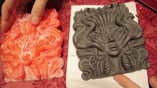 SMOOTHING LARGE PLA PRINTS WITH ACETONE [upl. by Heise]