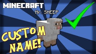 MINECRAFT  How to Summon Mobs with Custom Names 1152 [upl. by Novyad]