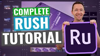 Adobe Rush Tutorial UPDATED  How to Edit Videos with Premiere Rush [upl. by Lamson]