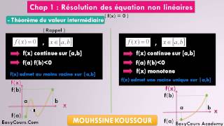 1  Théorème des valeurs intermédiaires  Analyse Numérique [upl. by Cinimmod948]