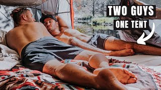 TWO GUYS ONE TENT  OffGrid Adventure [upl. by Assi887]