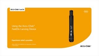 How To Use Your AccuChek® FastClix Lancing Device [upl. by Ojoj44]