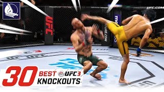 EA Sports UFC 3  Top 30 Best Knockouts 2 [upl. by Biebel270]