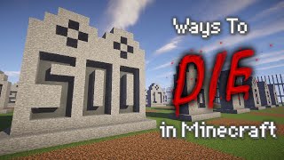 500 Ways to Die in Minecraft Compilation of Parts 110 [upl. by Jesh]