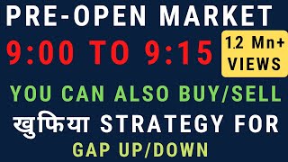 What is Pre Opening Session in Stock Market  How to trade in Pre Open Market [upl. by Atelra173]