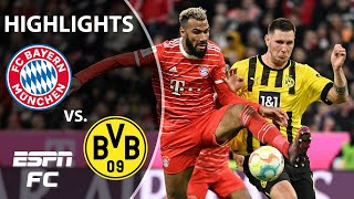 Bayern Munich vs Borussia Dortmund  Bundesliga Highlights  ESPN FC [upl. by Balcer]