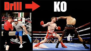 Canelo Alvarez  Crazy Drills That Became KOs  Breakdown [upl. by Kotz]