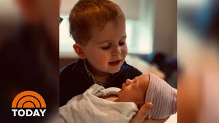 Meet Ollie Dylan Dreyer Calls Into 3rd Hour With Newborn Son  TODAY [upl. by Enirac102]