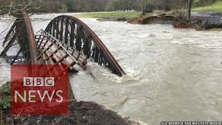 Storm Desmond flooding Footage from the public  BBC News [upl. by Naval]