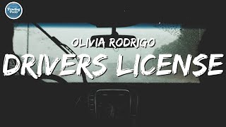 Olivia Rodrigo  drivers license Clean  Lyrics [upl. by Irollam]