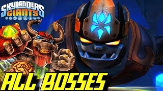 Skylanders Giants  ALL BOSSES [upl. by Gavrila727]