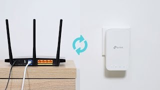 TPLink AC1200 WiFi Range Extender RE300 Quick Setup WPS [upl. by Clemmie]