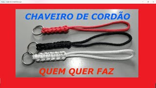 COMO FAZER CHAVEIRO DE CORDÃO [upl. by Clance]