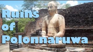 Ruins at Polonnaruwa  Sri Lanka Asia [upl. by Martens]