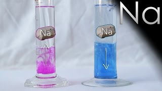 Jumping sodium  Chemical Experiment [upl. by Haimarej]