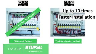 10 times Faster installation with SLIM Comb Busbar [upl. by Emeline271]