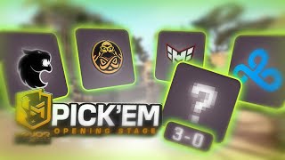 PICKEM Challenge Opening stage [upl. by Ddene976]