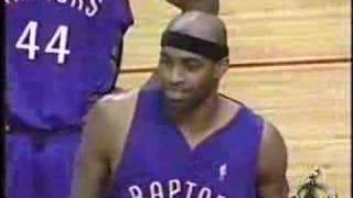 Vince Carter 2004 Jumpball vs Yao Ming [upl. by Lemmie]