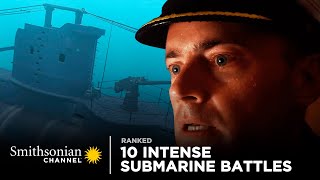 10 Intense Submarine Battles 💥 Hell Below  Smithsonian Channel [upl. by Esta]