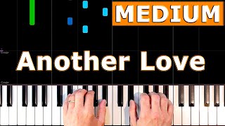 Tom Odell  Another Love  MEDIUM Piano Tutorial  Sheet Music [upl. by Rooke]