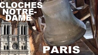 Cathédrale NotreDame de Paris  Sonnerie des 10 cloches Grand SolennelPlenum   HD [upl. by Vod808]