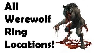 Skyrim  ALL WereWolf Ring Locations Guide  YouTube [upl. by Ocnarfnaig]