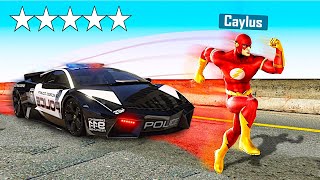 Playing GTA 5 As The FLASH Superhero Mod [upl. by Gnilrits160]