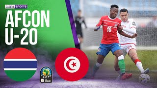 Gambia vs Tunisia  AFCON U20 HIGHLIGHTS  02212023  beIN SPORTS USA [upl. by Anital]