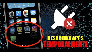 Cómo desactivar temporalmente WhatsApp Instagram Facebook sin desinstalar las apps 💥 [upl. by Marchal]