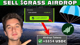 SELL GRASS Airdrop Now  Complete Guide [upl. by Haelhsa]