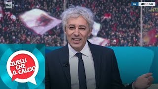 Massimo Giletti Ubaldo Pantani ospite in studio  Quelli che il calcio 03022019 [upl. by Ameekahs]