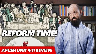 An Age of REFORM APUSH Review Unit 4 Topic 11 Period 4 18001848 [upl. by Dolloff]