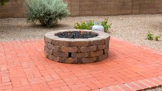 How To Install A Gas Fire Pit [upl. by George]