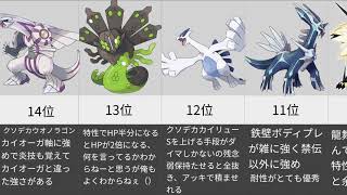 【最新版】禁止伝説ポケモンランキング解説付きまとめ【ポケモン剣盾】 [upl. by Llereg]