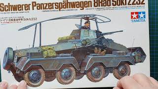 Tamiya 135 Schwere Panzerspahwagen 8 Rad SdKfz 232  Kit Review [upl. by Janela]