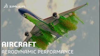 Aircraft Aerodynamic Performance  SIMULIA CFD Simulation Software [upl. by Kotz57]