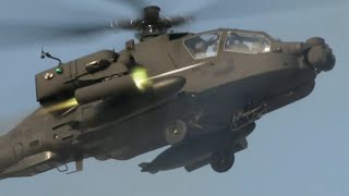 AH64E Apache Guardian Attack Helicopter Weapons Load amp Gunnery All Guns And Rockets [upl. by Ware616]