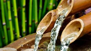 BAMBOO WATER FOUNTAIN  Relax amp Get Your Zen On  White Noise [upl. by Aniela384]