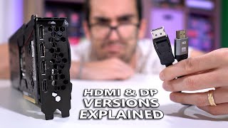 All HDMI and DisplayPort Versions EXPLAINED [upl. by Gnen343]