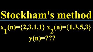 Circular convolution using Stockhams methodExample 3 [upl. by Adaj]