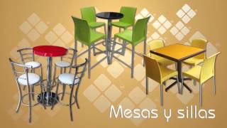 Sillas y Mesas para Restaurantes PLASTUV [upl. by Sonnie]