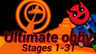 THE ULTIMATE OBBY Stages 131 GUIDE and tutorial [upl. by Barnaba]