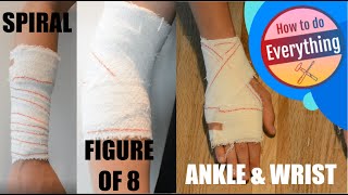 HOW TO APPLY BANDAGE  3 basic methods [upl. by Macfarlane]