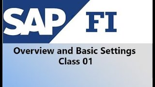 SAP FI Overview and Basic Settings  Class 01 [upl. by Nuahsyt646]