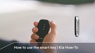 How to use the smart key  Kia HowTo [upl. by Merriman]