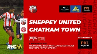 HIGHLIGHTS Sheppey United v Chatham Town [upl. by Tisha]